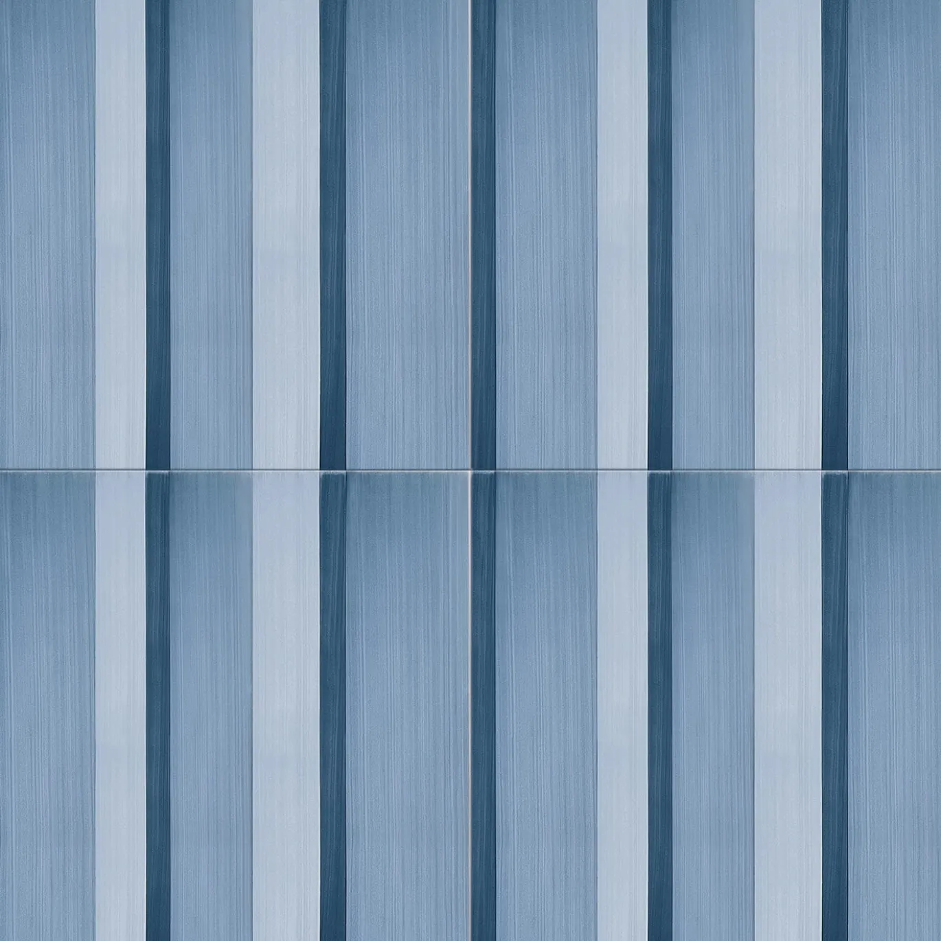 Piastrella Geometrie D’Ombra In Ceramica Blu Motivo A Linee
