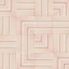 Piastrella Geometrie D’Ombra In Ceramica Rosa Cipria Motivo Quadrato