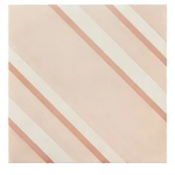 Piastrella Geometrie D’Ombra In Ceramica Rosa Cipria Motivo Diagonale