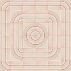 Piastrella Geometrie D’Ombra In Ceramica Rosa Motivo Circolare