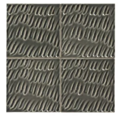 Piastrella Ippo in ceramica grigia fumé