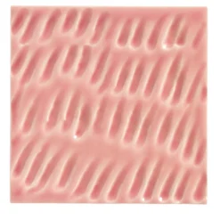 Piastrella Ippo in ceramica rosa flamingo