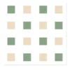 Piastrella La Navata In Ceramica Rosa E Verde Motivo Geometrico