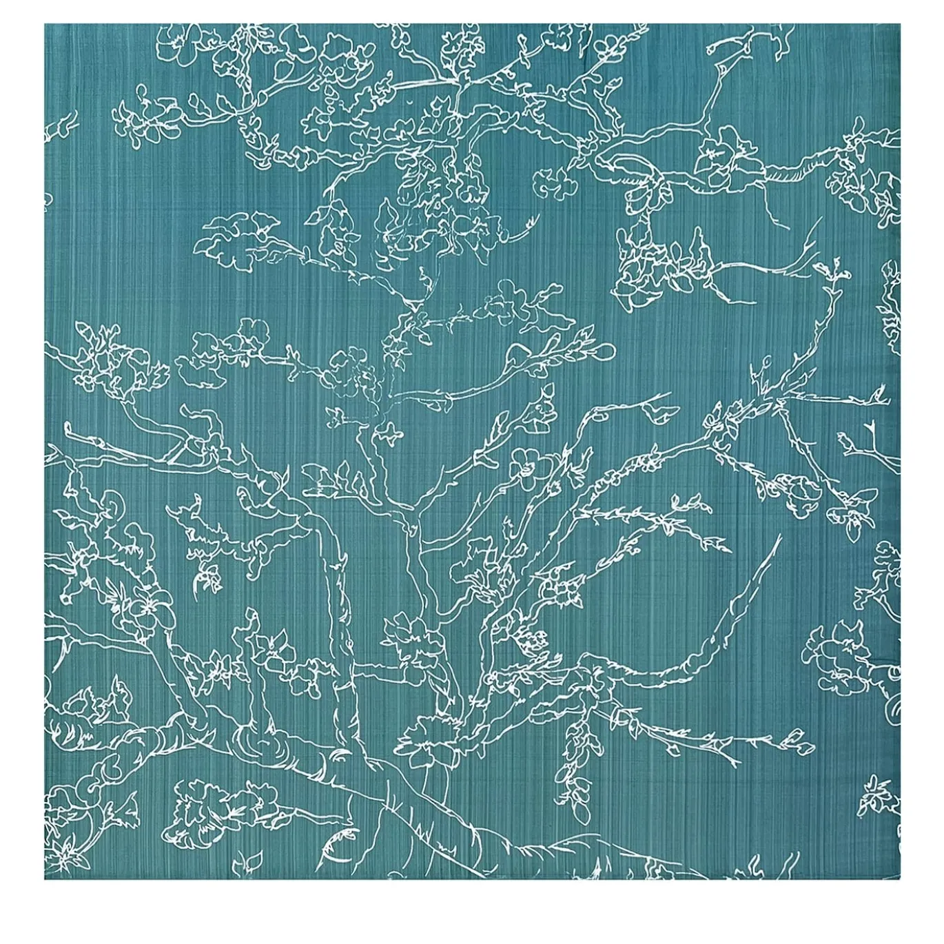 Piastrella verde minimalista "Fiori di Mandorlo" di Van Gogh