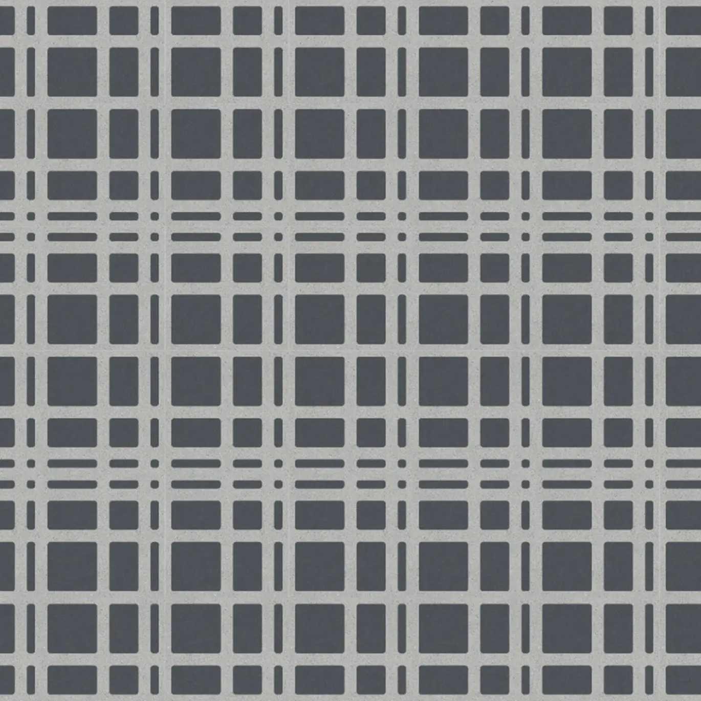 Piastrelle in cemento grigio tartan