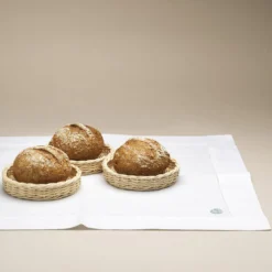 Piatto da pane in vimini