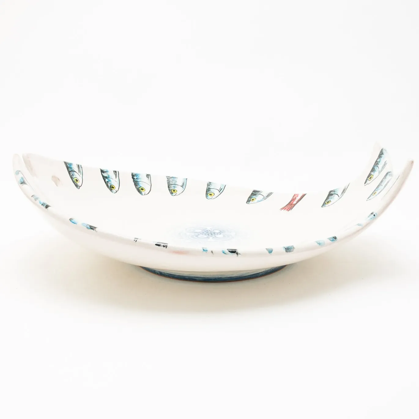 Piatto da Portata Controcorrente in Ceramica a Forma di Pesce #3