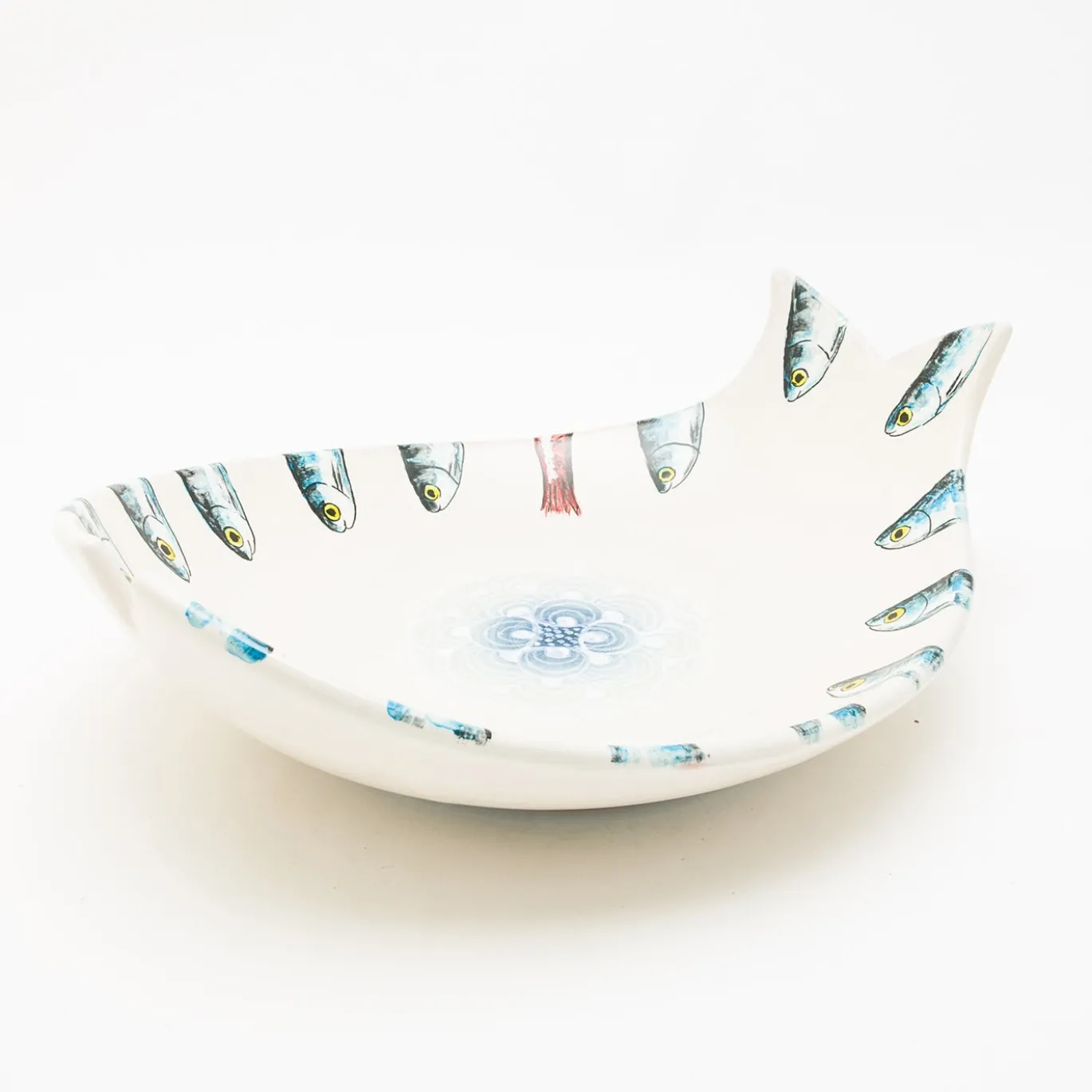 Piatto da Portata Controcorrente in Ceramica a Forma di Pesce #4
