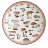 Piatto da portata in porcellana con funghi del Cabinet De Curiosités