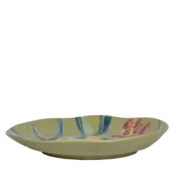 Piatto da portata medio in ceramica dipinta a mano Panarea