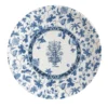 Piatto da pranzo in porcellana del giardino dell'Eden con decorazione blu #2