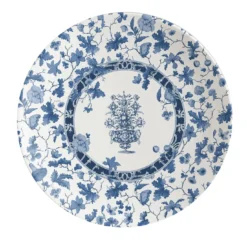 Piatto da pranzo in porcellana del giardino dell'Eden con decorazione blu #2
