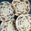 Piatto da pranzo in porcellana Amami con pesci tropicali #6