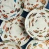 Piatto da pranzo in porcellana Amami con pesci tropicali #4