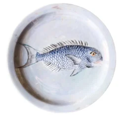 Piatto da pranzo Maris Pesce Cobalto