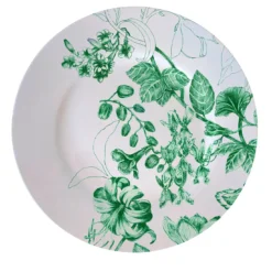 Piatto da pranzo verde Maria Antonietta