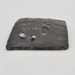 Piatto decorativo nero trapezoidale