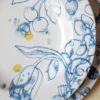 Piatto fondo estivo blu #1
