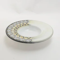 Piatto fondo Evanescence in ceramica