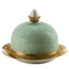 Piatto Gloria con Cloche Damasco