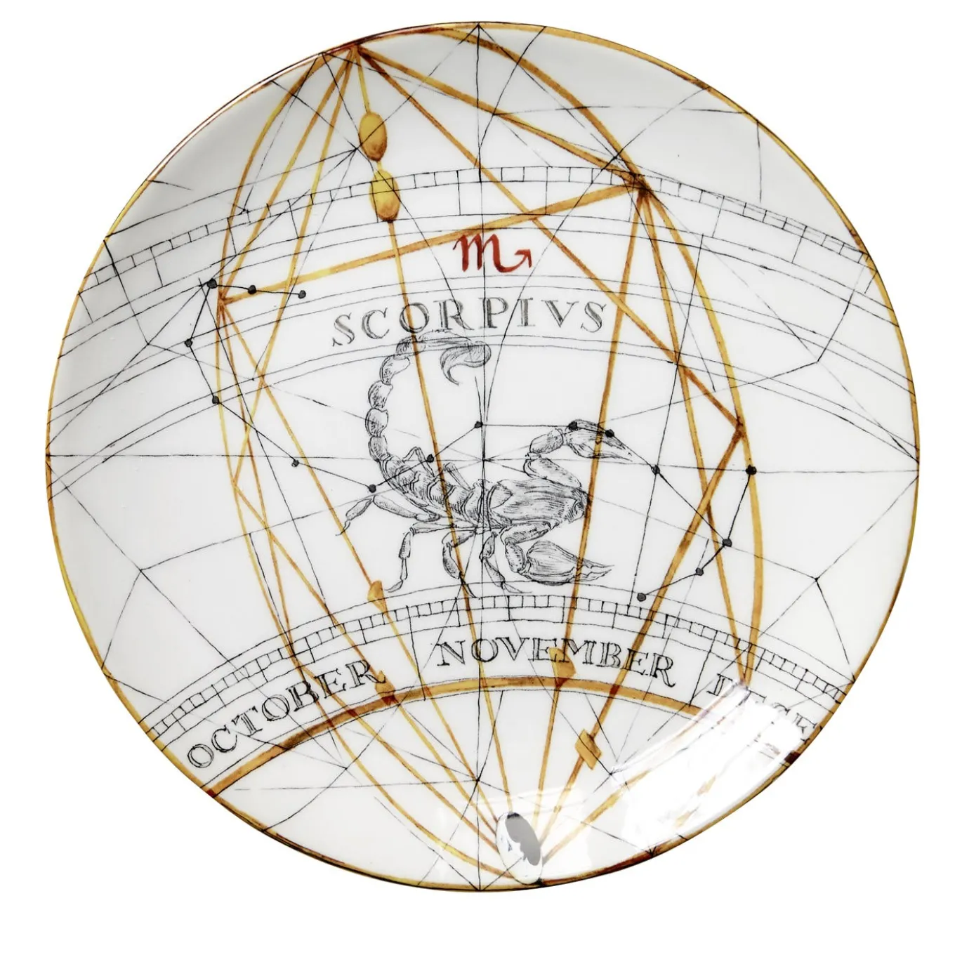 Piatto Piano Zodiaco Scorpione