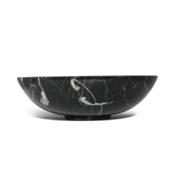 Piccola fruttiera in marmo nero