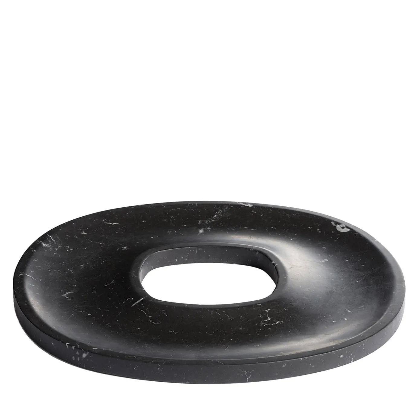 Pietra L14 Vassoio ad anello in marquina nera