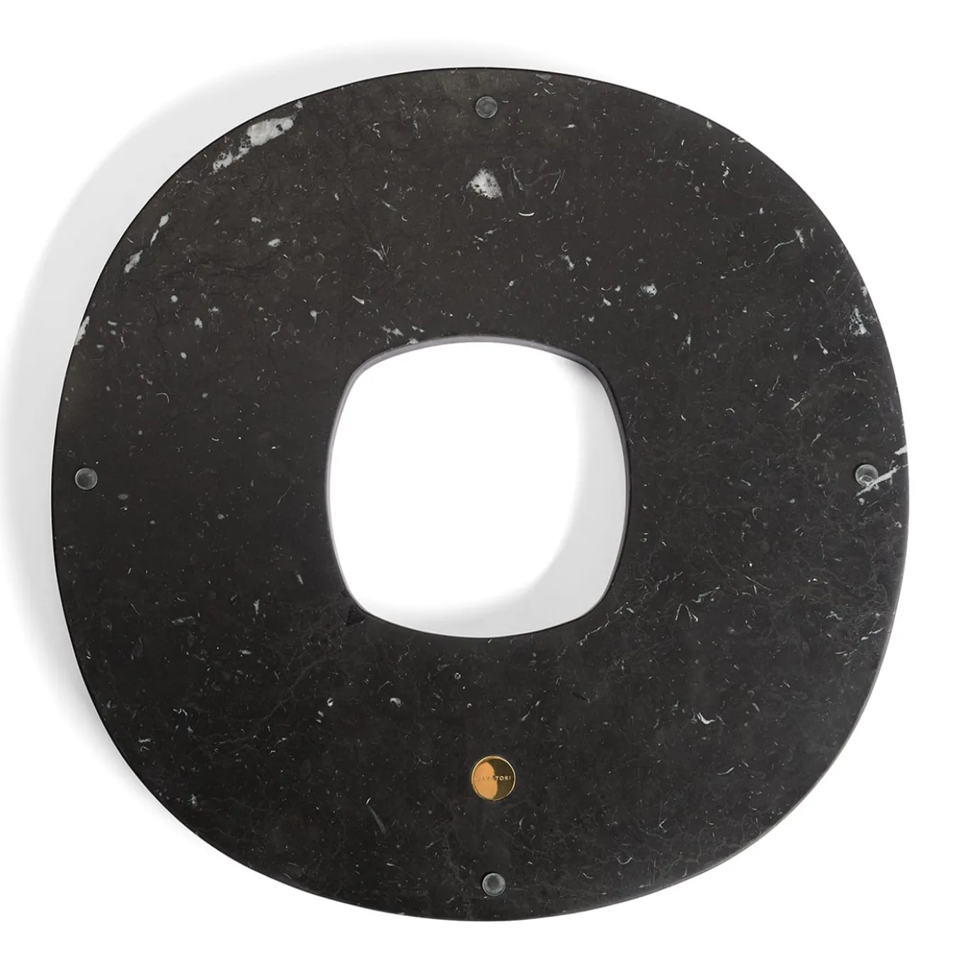 Pietra L14 Vassoio ad anello in marquina nera