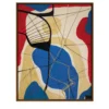 Pittura astratta sperimentale #6 in mixed media su tela
