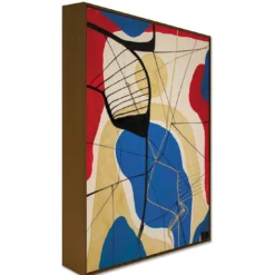 Pittura astratta sperimentale #6 in mixed media su tela
