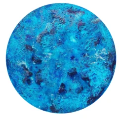 Pittura a tecnica mista Okeanos Round