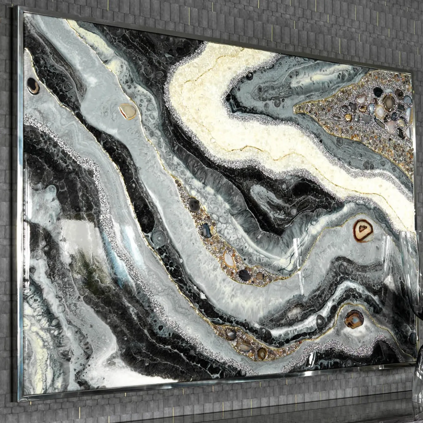 Pittura su pietra lunare di Nadezhda Olefir