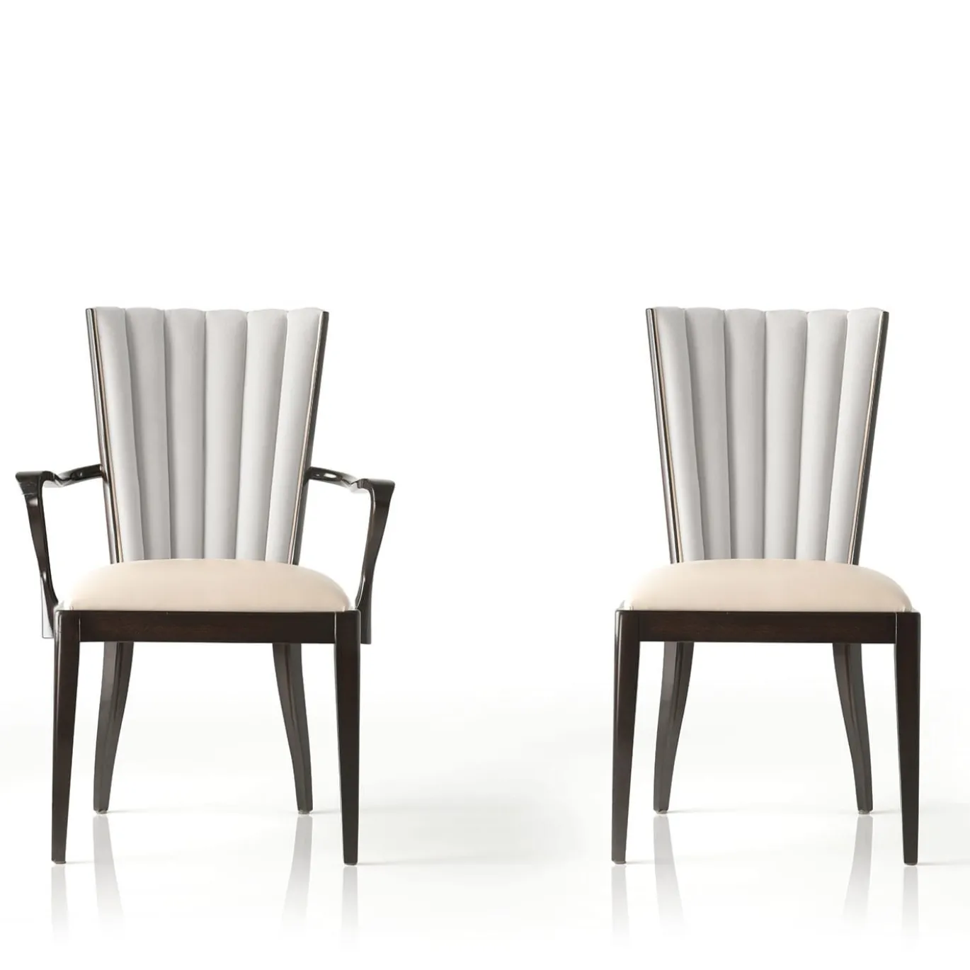 Poltrona Eternity Channeled White