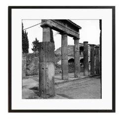 Pompei, stampa con cornice di L. V. Clark