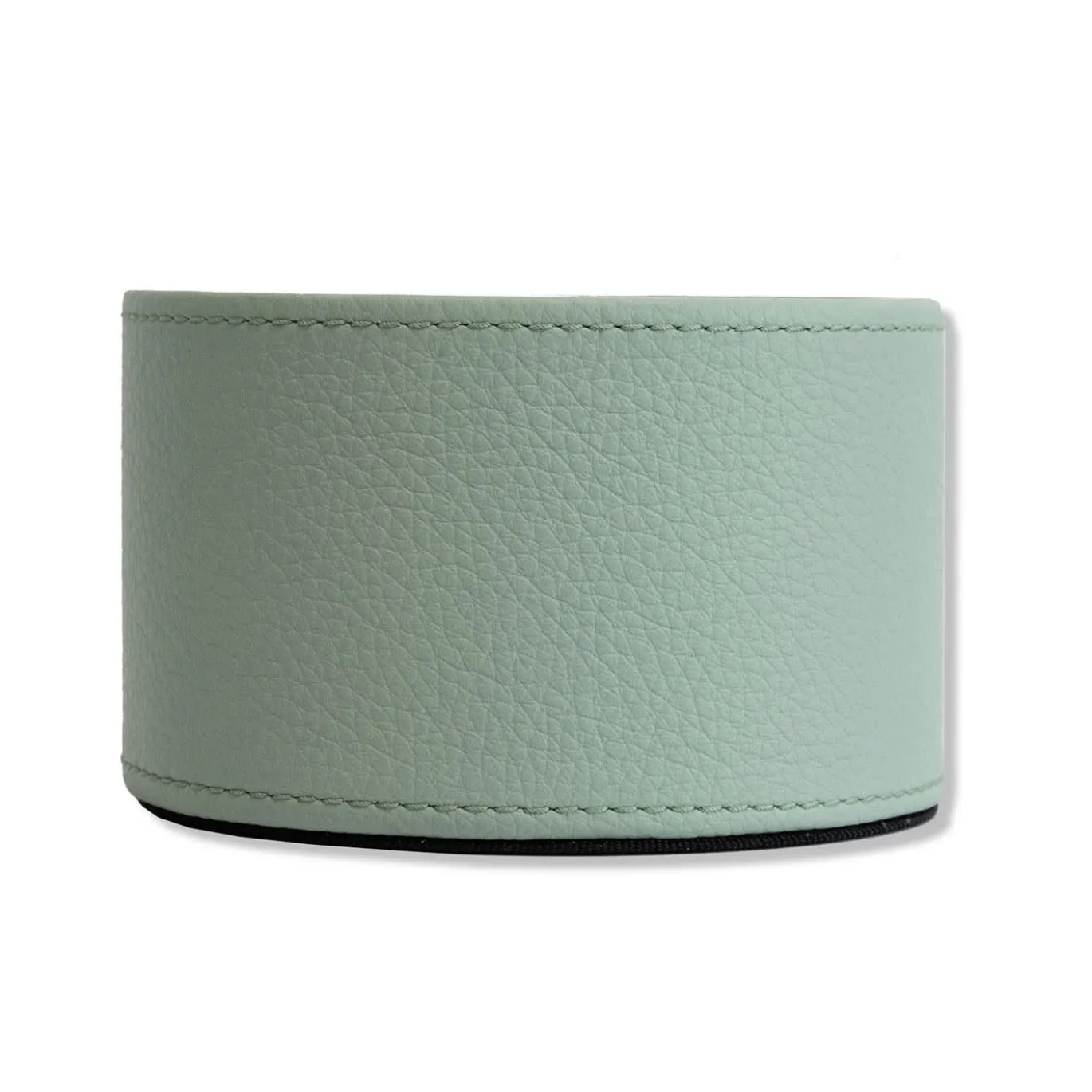 Portabottiglia Gold in pelle Verde Smeralda