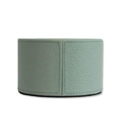 Portabottiglia Gold in pelle Verde Smeralda