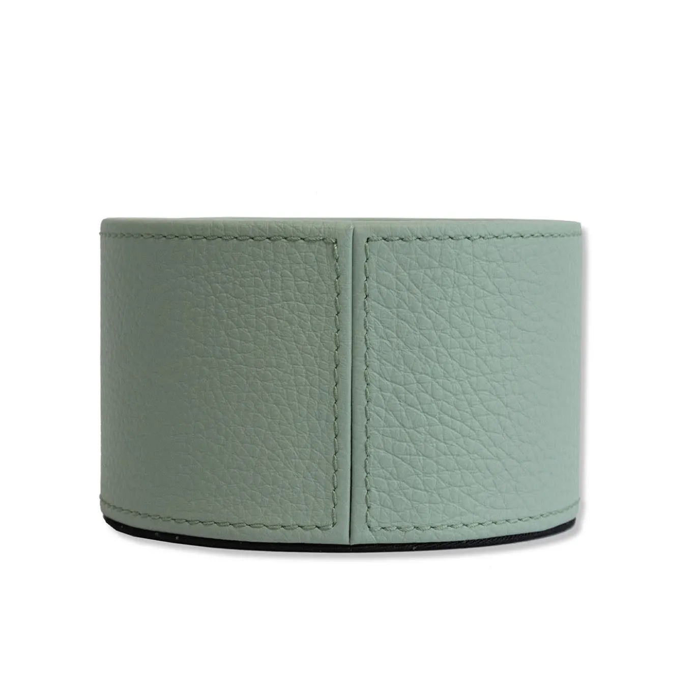 Portabottiglia Gold in pelle Verde Smeralda