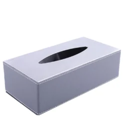 Porta fazzoletti rettangolare grigio