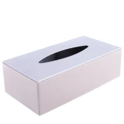Porta fazzoletti rettangolare in crema