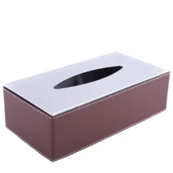 Porta fazzoletti rettangolare beige