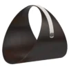 Porta legna e portariviste Ben Oyster in wenge