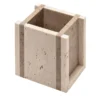 Portapenne Carr� in Travertino Beige