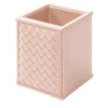 Portapenne Celio Diamonds in pelle rosa tenue