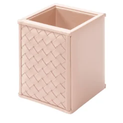 Portapenne Celio Diamonds in pelle rosa tenue