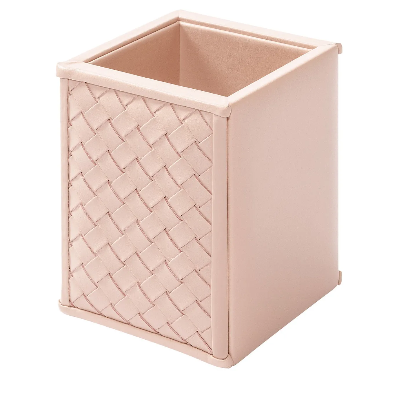 Portapenne Celio Diamonds in pelle rosa tenue