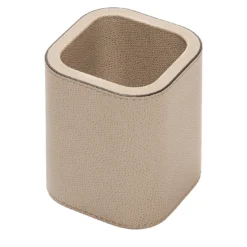 Portapenne Polo in Pelle Beige N.1