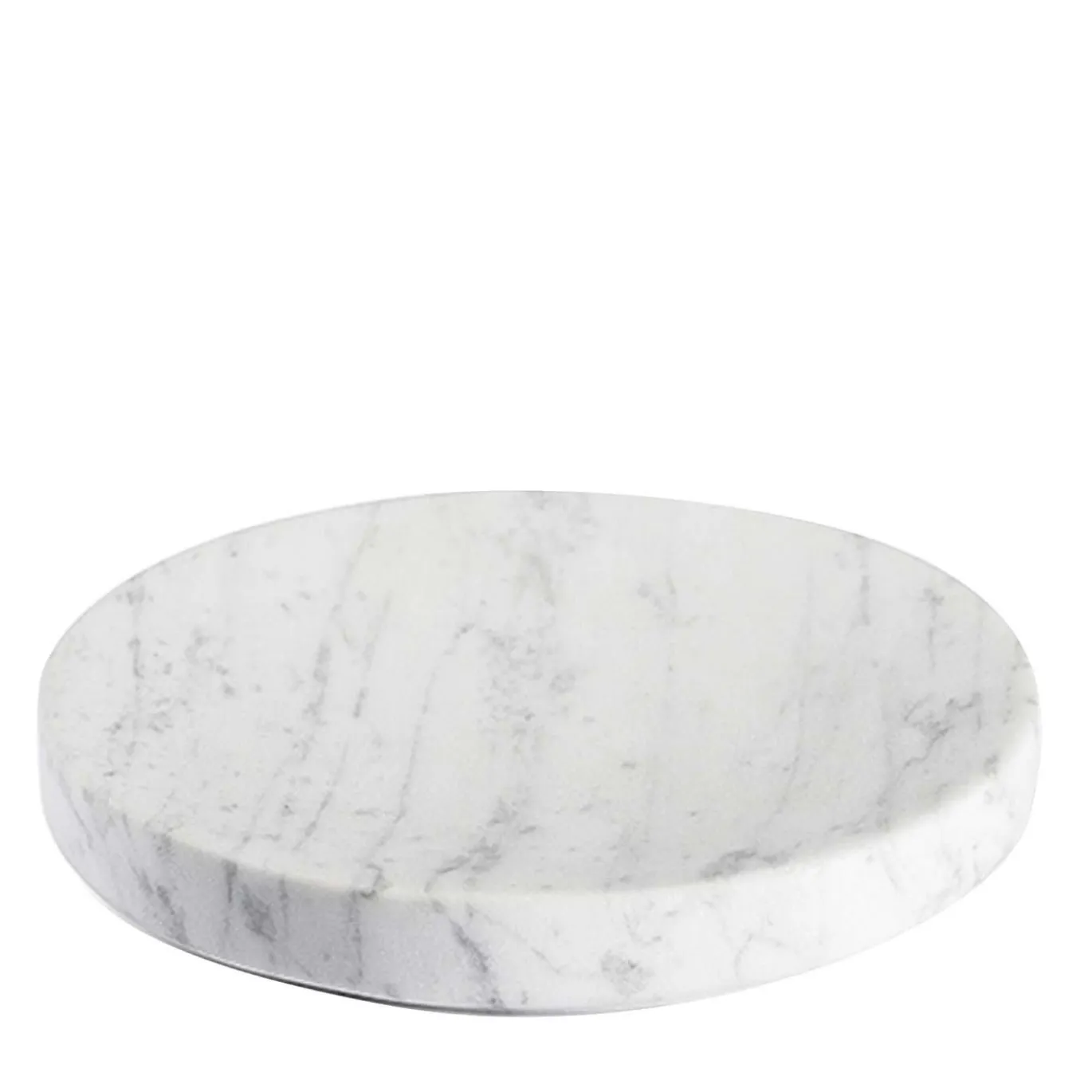 Portasapone Ellipse in marmo di Carrara