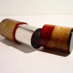 Portaspezie in padauk ed ebano