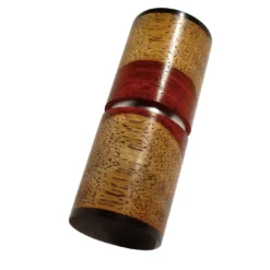 Portaspezie in padauk ed ebano