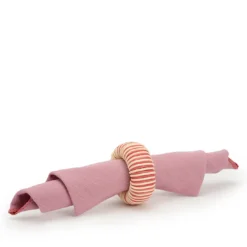 Portatovaglioli al geranio rosa